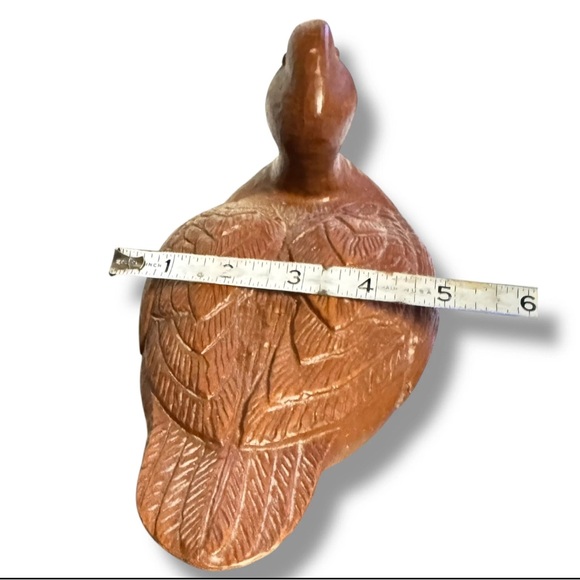 VTG Hand Carved Duck Pecan Shells & Resin Red Mill MFG Decoy Shelf Hunting Decor - Picture 10 of 14